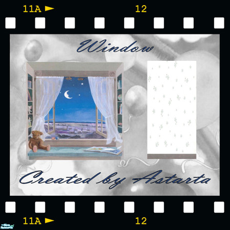 Sims 2 — Window by Astarta — A nice set to put in to kids rooms.