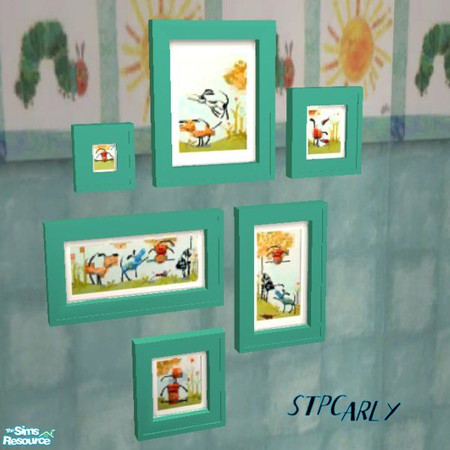 Sims 2 — Crazy Pets Art Prints by STP Carly — Crazy Pet's designed kid's furnishings, adding a little fun to kid's rooms.