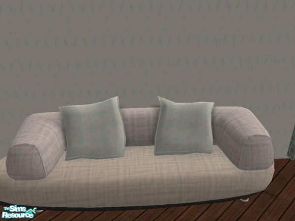 Sims 2 — Crisp and Light Sofa by Fraeyalady02 — I felt like Making something Bright and airy. The objects, walls, and