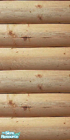 Sims 2 — Log wall by AbbyAbyss — Thinking of building a cabin? 