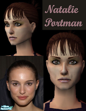 Sims 2 — natalie portman by Trash — actress natalie portman worldwide known by her tart in star wars the new episodes