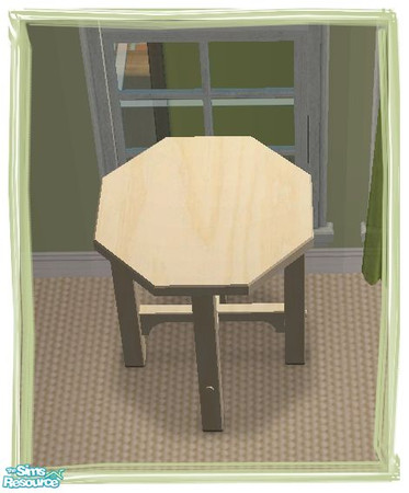 Sims 2 — Fusion Endtable by Malitia — Part of "Fusion Kitchen & Dining Room" Set.