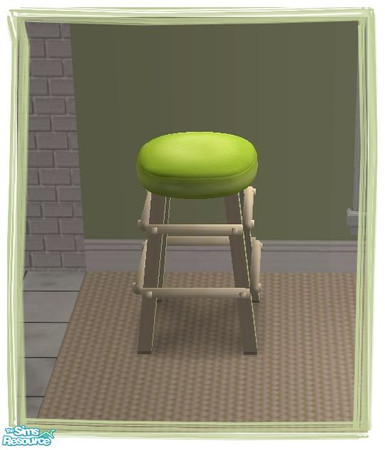 Sims 2 — Fusion Barstool by Malitia — Part of "Fusion Kitchen & Dining room" Set.
