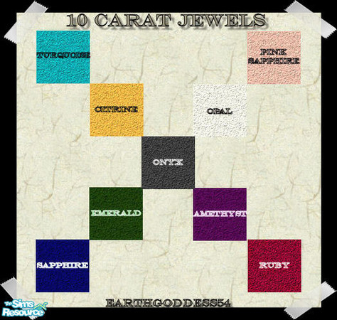 Sims 2 — 10 Carat Jewels by EarthGoddess54 — 10 carat jeweled carpets. Enjoy!