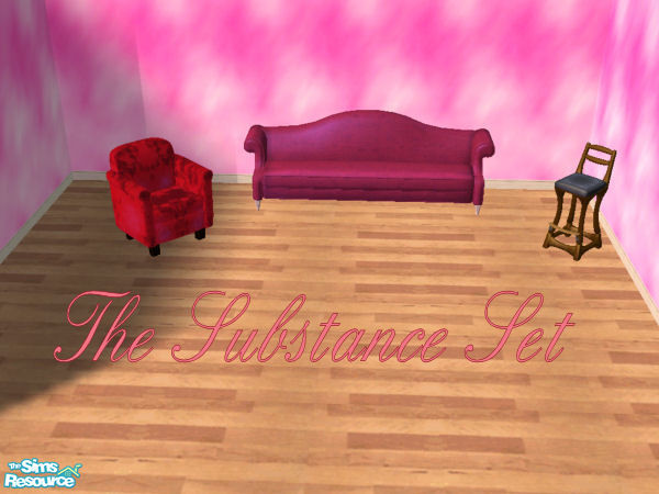 Sims 2 — The Substance Set by simmyfan2852 — Contains my first three objects (all recolors). Enjoy!