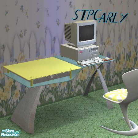 Sims 2 — Princess Yellow Desktop by STP Carly — Every Princess needs her own flower garden and what perfect way to