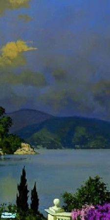 Sims 2 — Meditteranean Mural - Part 4 by brittie — Part 4 of 4. If you love art, this is a great mural for your wall!