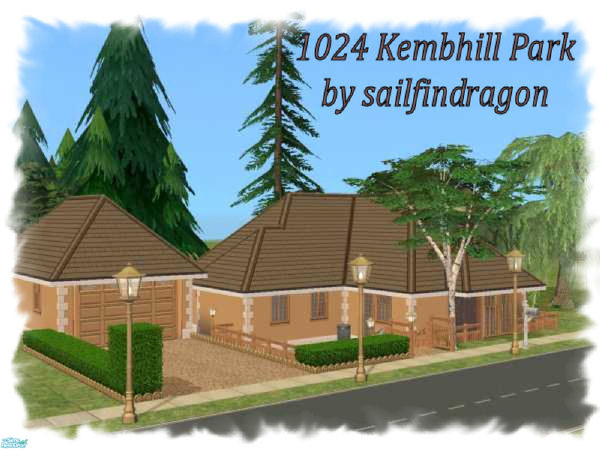 Sims 2 — 1024 Kembhill Park by sailfindragon — Another lot in the Kembhill Park series. Small dwelling with 2 bedrooms, 1