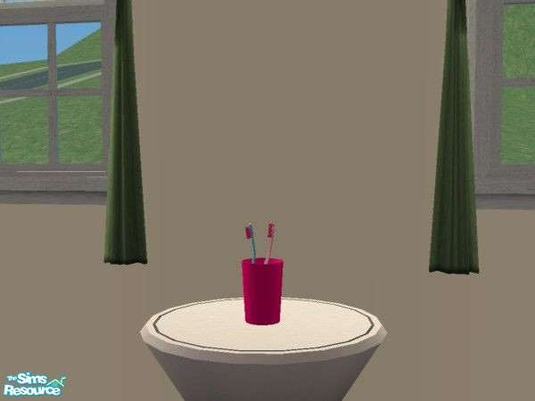 Sims 2 — Toothbrushes set - pink by Ktosiu111 — Thanks for MysticVelvet - mesh.