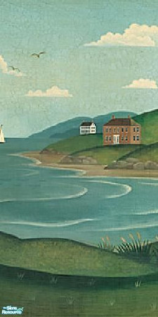 Sims 2 — Shelter Bay Mural - Part 4 by brittie — Part 4 of 4. Enjoy!