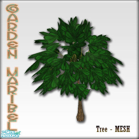 Sims 2 — S2S Garden Maribel Part 3 - Tree - Mesh by sims2sisters — 