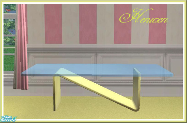 Sims 2 — Pretty Pink Livingroom  C Table For Four  Green by Henwen — 