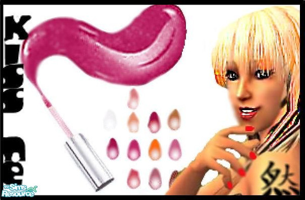 Sims 2 — \'kiss me\' lips by lauz2 — proven to attract that special someone--lauz2