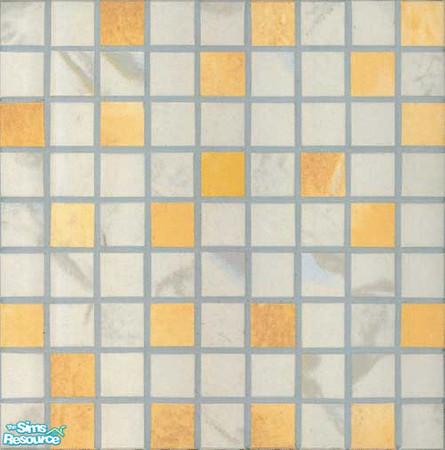 Sims 2 — Yellow tiles by mavitanzi — by Mavi