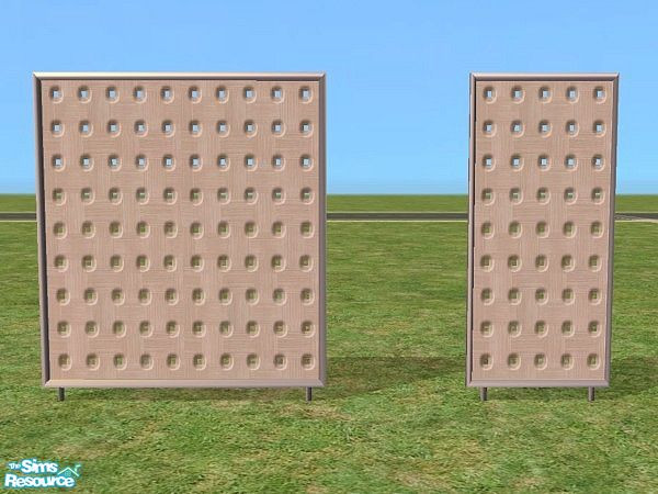 Sims 2 — Garden Privacy Screens by Bitzybus — *recolor* Screens to make the garden a little more private for your sims.