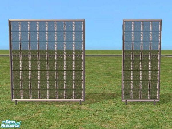 Sims 2 — Garden Privacy Screens by Bitzybus — *recolor* Screens to make the garden a little more private for your sims.