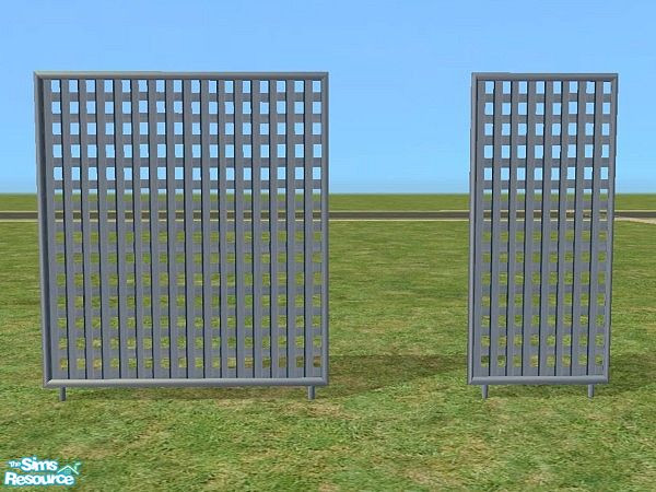 Sims 2 — Garden Privacy Screens by Bitzybus — *recolor* Screens to make the garden a little more private for your sims.