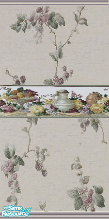 Sims 2 — Kitchen_2 by Astarta — An atique looking wallcovering - for the price concerend sim