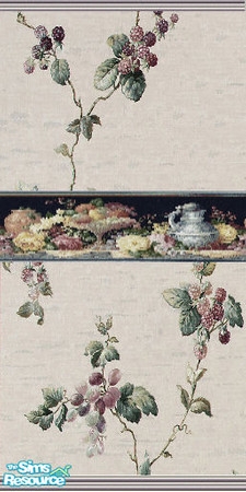 Sims 2 — Kitchen_1 by Astarta — An atique looking wallcovering - for the price concerend sim