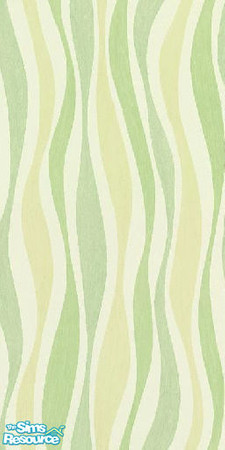 Sims 2 — Groovy Green Waves by Shakeshaft — A very groovy wallpaper for the more extrovert Sim.Part of the Get Groovy