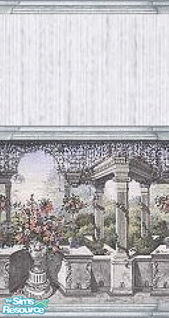 Sims 2 — K8SStoneGardenWLL14 by Kate139 — A set of 15 walls & 5 floors. I made this for my greenhouse rooms, enclosed