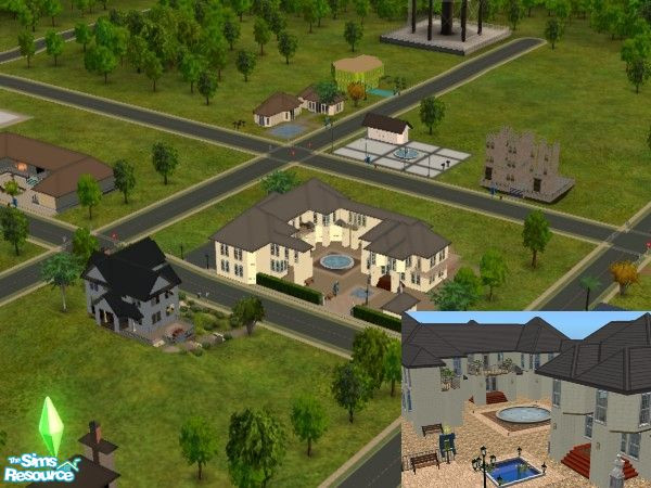 Sims 2 — Ritz Villa by richard23 — Any chic sim would definitly want to go to this luxurius place.