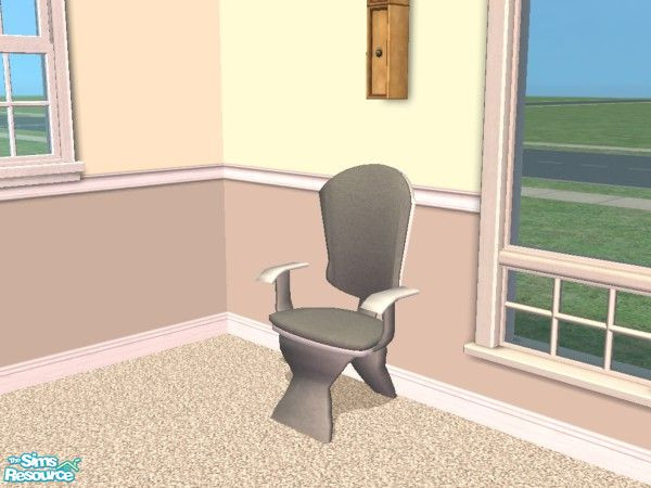 Sims 2 — LLR Office, Grey Chair - Recolor 1 by LaLunaRossa72 — You need to download the LLR Office, Red Chair - ***NEW