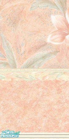 Sims 2 — Leaf_P by Astarta — Painted Leaf wallcovering set in three different colors