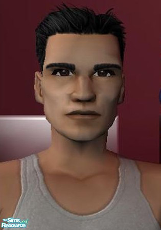 Sims 2 — Angel or David Boreanez by buffythemusical — From Buffy the Vampire Slayer. He has custom hair, eyes and pants.