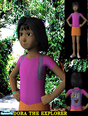 Sims 2 — Dora the Explorer by rowanlafolle — Dora the Explorer