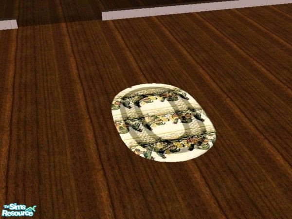 Sims 2 — Oak and Yellow kitchen mat by ead425 — more roosters: 19 items, 1 wall, 1 floor: bar, bar stool, buffet,clock