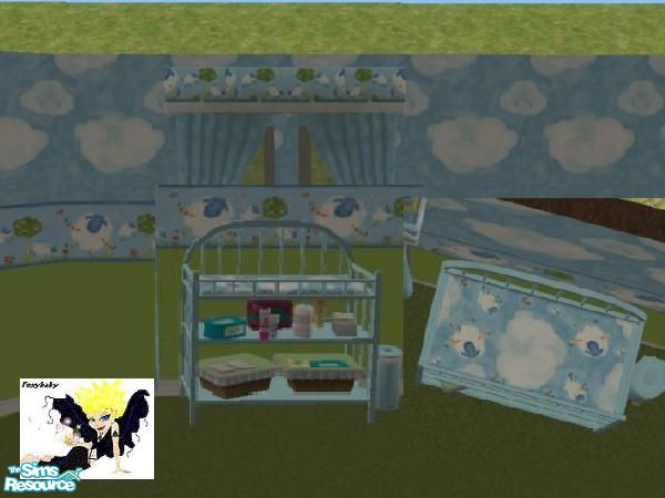 Sims 2 — Sheep Dreams Changing Table by foxybaby3 — Part of Sheep Dreams Nursery.