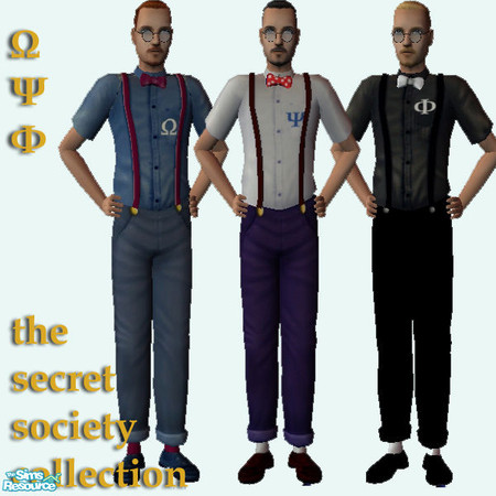 Sims 2 — the SECRET SOCIETY COLLECTION by oldmember_Apokomma — .