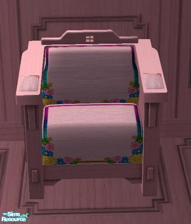 Sims 2 — Hello Kitty Flowers Set Living Room - Flowers Sofa I by Bury me deep inside your heart — 