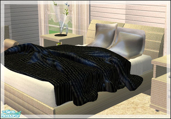 Sims 2 — Romantica Bedroom in cream - soft cushions and blanket RC 5 by kibanahnah — Recolor of my first mesh set! i hope