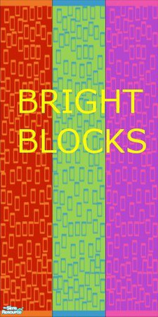 Sims 2 — Bright Blocks by redroses4eva — For all of those bright spirited teens and groovy people =D