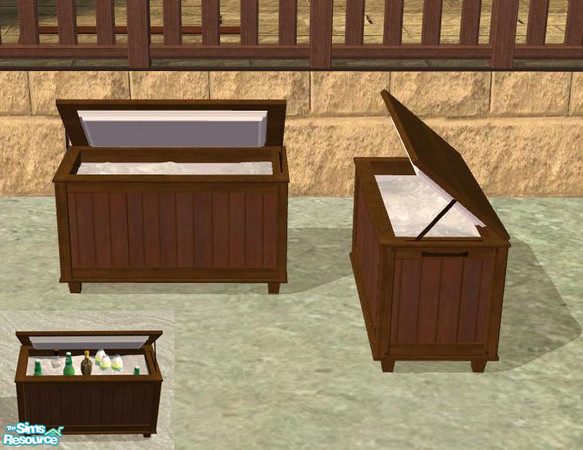 Sims 2 — PB Bali Outdoor Seating - Icebox  by ShinoKCR — 5 slots