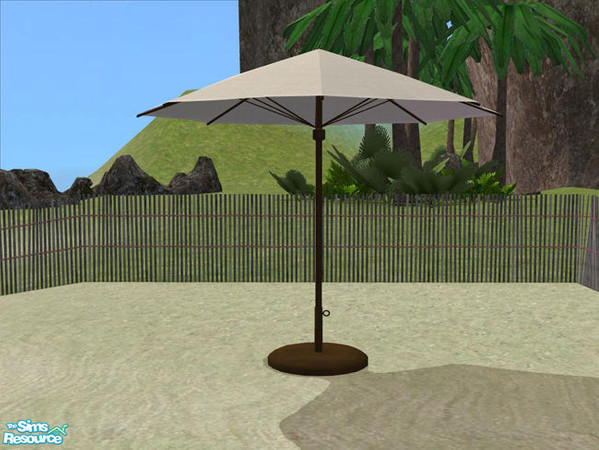 Sims 2 — PB Bali Outdoor Seating - Sunshade by ShinoKCR — 
