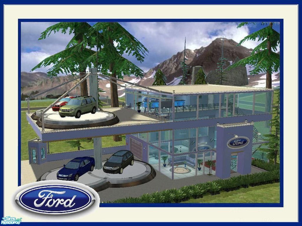 Sims 2 — Ford by srgmls23 — A business lot perfect for the ford\'s cars!!