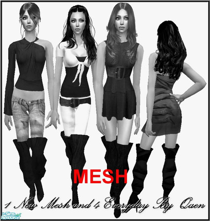 Sims 2 — QaenMesh_oo7 by Qaen — i hope you like it