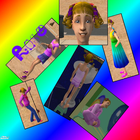 Sims 2 — Rose by andi and grim — I had a sim who was born and she was called Rose, none of the maxis clothing suited her