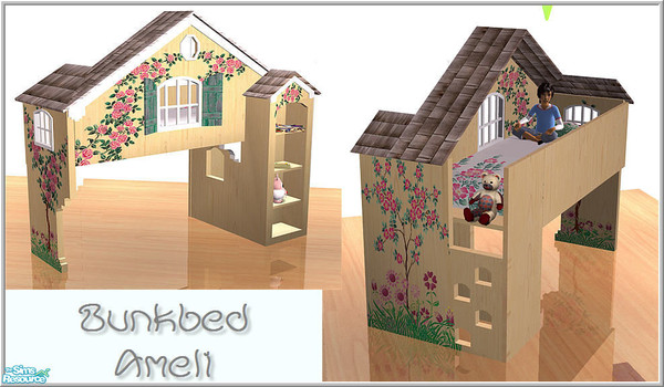 Sims 2 — Bedroom Ameli - B43 Bunkbed Ameli by Birgit43 — 