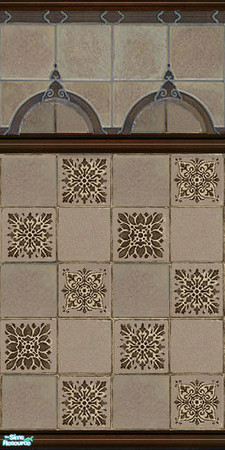 Sims 2 — Styled Tile by Halfcreek — created by Halfcreek