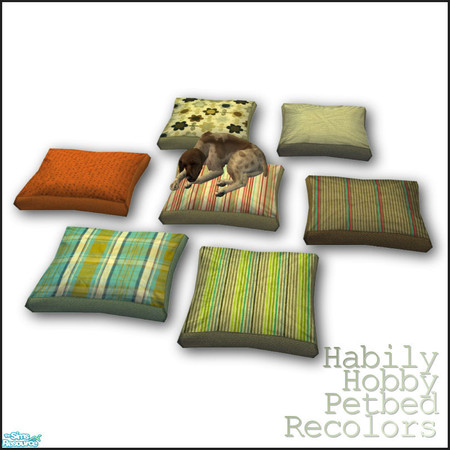 Sims 2 — Habily Hobby Petbed recolors by mirake — 