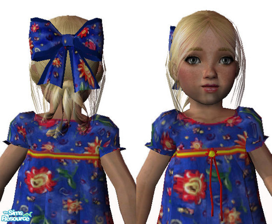 Sims 2 — Matching bow by giasims — I love this mesh I couldn\'t resist some more recolors. You can find the mesh at