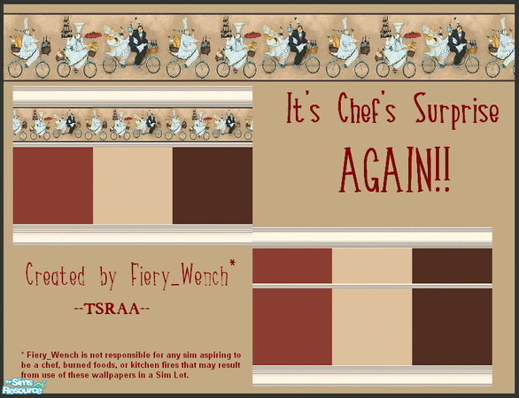 Sims 2 — Chefs Curprise Again! by fiery_wench — Another collection of Chefs to prance their way across your Sim\'s