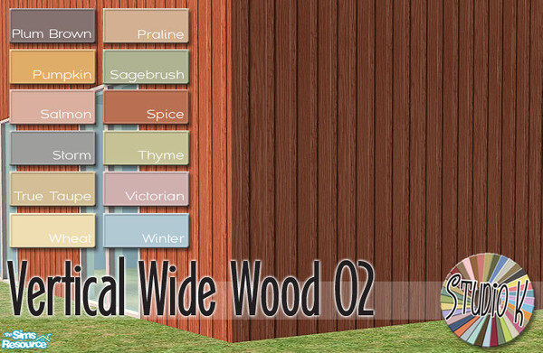Sims 2 — Studio K Vertical Wide Wood 02_03 by StudioKhagerks — 