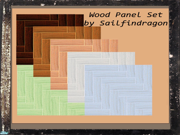 Sims 2 — Wood Panel Flooring by sailfindragon — Add a little class to your rooms with this Wood Panel Flooring. In a