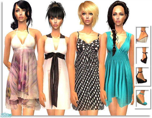 Sims 2 — QaenSet_o18 by Qaen — 1 new mesh and 4 everyday , i hope you like it. Enjoy!