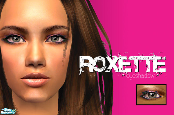 Sims 2 — Roxette Eyeshadow - Amber Lights by 06bek — 